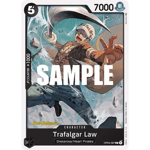 Trafalgar Law (OP04 - 087) [Kingdoms of Intrigue Pre - Release Cards] - PokéBox Australia