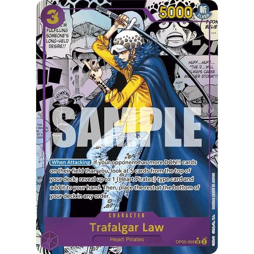 Trafalgar Law (OP05 - 069) (Manga) (OP05 - 069) [Premium Booster - The Best - ] - PokéBox Australia