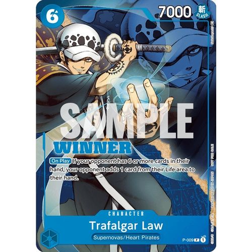 Trafalgar Law - P - 009 (Winner Pack Vol. 1) (P - 009) [One Piece Promotion Cards] - PokéBox Australia
