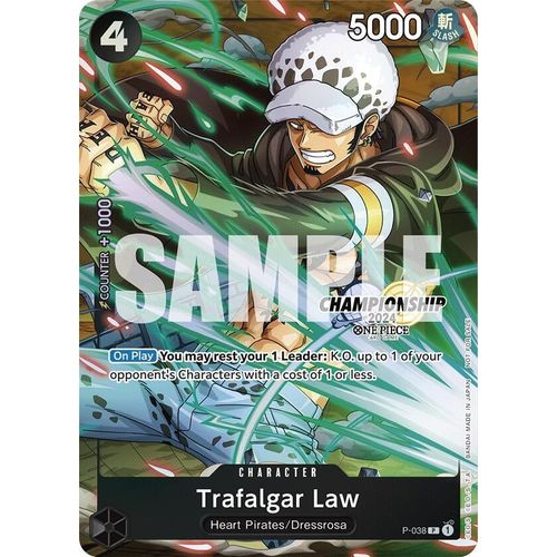 Trafalgar Law - P - 038 (CS 2024 Event Pack Finalist) (P - 038) [One Piece Promotion Cards] - PokéBox Australia