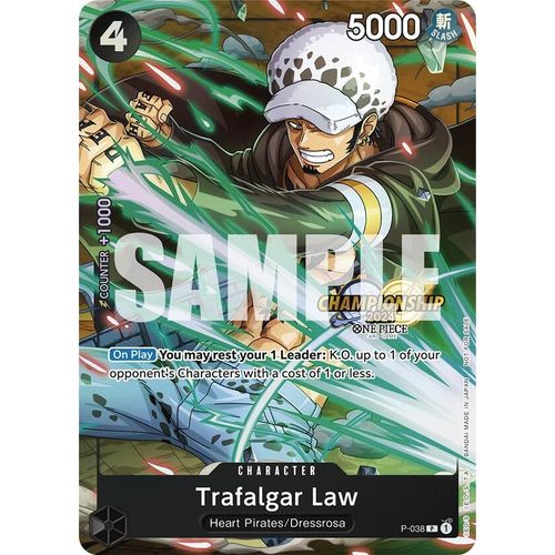 Trafalgar Law - P - 038 (CS 2024 Event Pack) (P - 038) [One Piece Promotion Cards] - PokéBox Australia