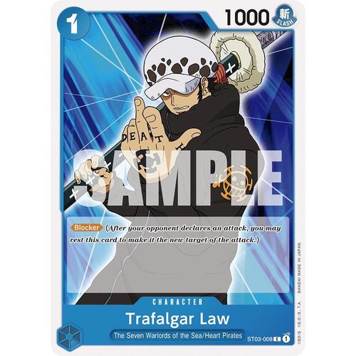 Trafalgar Law (ST03 - 008) (3008) [Starter Deck 17: BLUE Donquixote Doflamingo] - PokéBox Australia