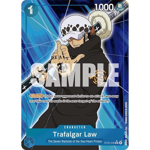 Trafalgar Law (ST03 - 008) (Full Art) (ST03 - 008) [Premium Booster - The Best - ] - PokéBox Australia