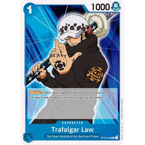Trafalgar Law (ST03 - 008) [Starter Deck 3: The Seven Warlords of The Sea] - PokéBox Australia