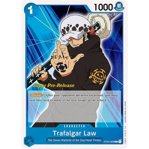 Trafalgar Law (ST03 - 008) [Super Pre - Release Starter Deck 3: The Seven Warlords of the Sea] - PokéBox Australia
