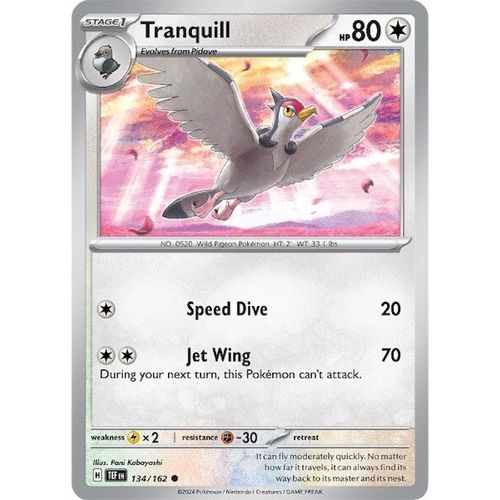 Tranquill (134/162) [SV05: Temporal Forces] - PokéBox Australia