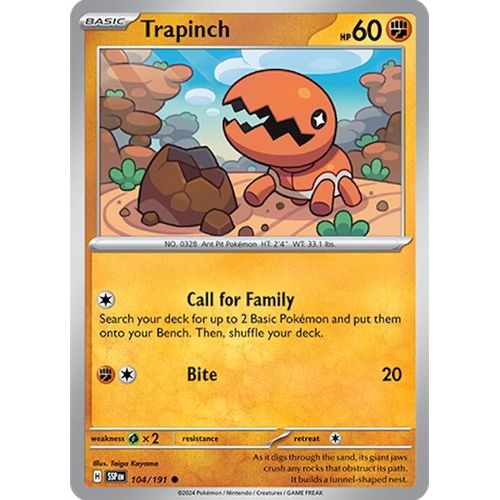 Trapinch (104/191) [SV08: Surging Sparks] - PokéBox Australia