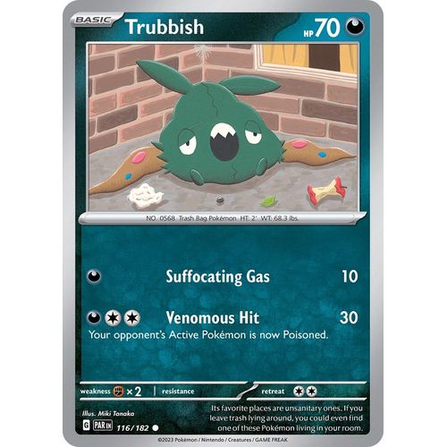 Trubbish (116/182) [SV04: Paradox Rift] - PokéBox Australia