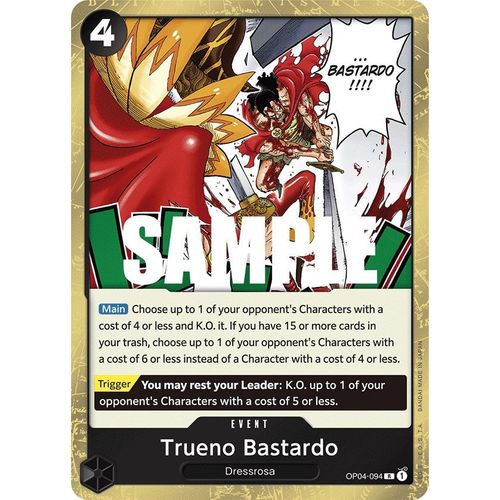Trueno Bastardo (OP04 - 094) [Kingdoms of Intrigue] - PokéBox Australia