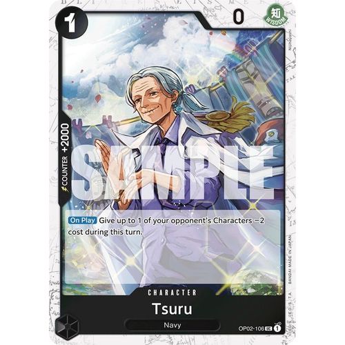 Tsuru (Jolly Roger Foil) (OP02 - 106) [Premium Booster - The Best - ] - PokéBox Australia