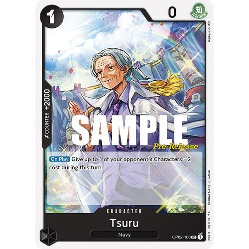 Tsuru (OP02 - 106) [Paramount War Pre - Release Cards] - PokéBox Australia