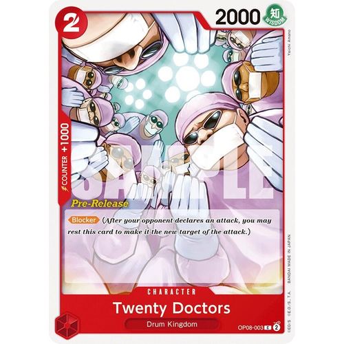 Twenty Doctors (OP08 - 003) [Two Legends Pre - Release Cards] - PokéBox Australia