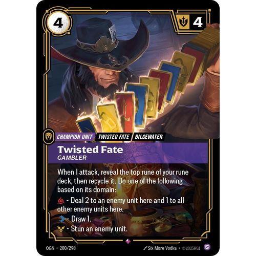 Twisted Fate - Gambler (200/298) (Origins) - PokéBox Australia
