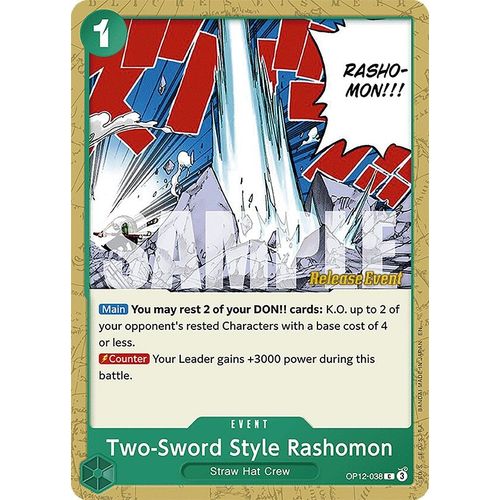 Two - Sword Style Rashomon (OP12 - 038) (Legacy of the Master Release Event Cards) - PokéBox Australia
