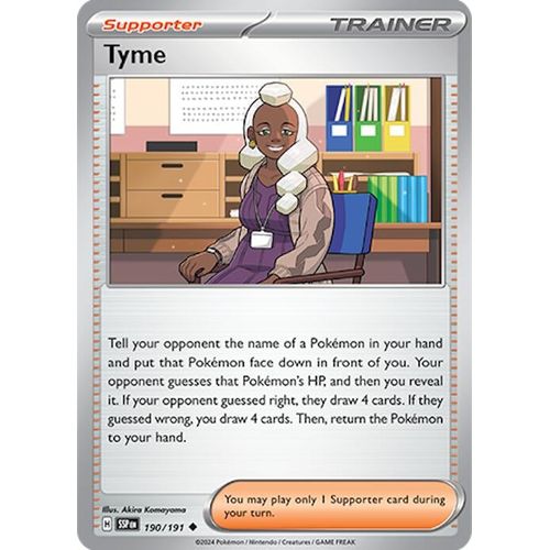 Tyme (190/191) [SV08: Surging Sparks] - PokéBox Australia