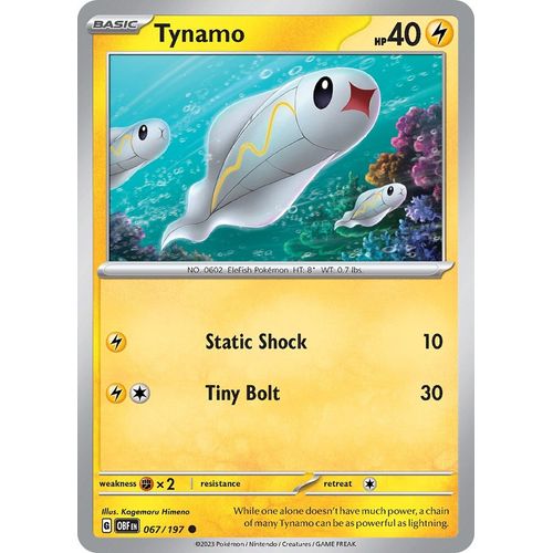 Tynamo (067/197) [SV03: Obsidian Flames] - PokéBox Australia