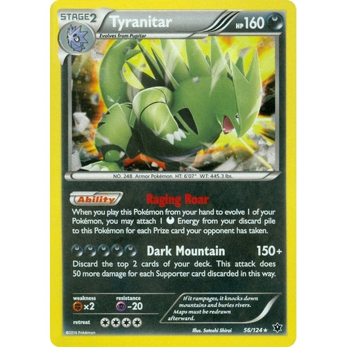 Tyranitar - 56/124 (Cosmos Holo) (056/124) (Miscellaneous Cards & Products) - PokéBox Australia