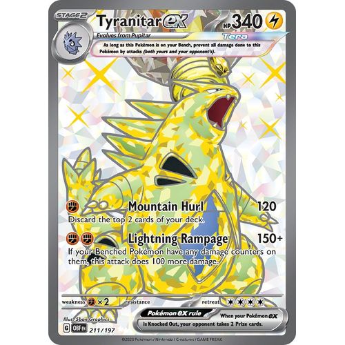 Tyranitar ex (211/197) [SV03: Obsidian Flames] - PokéBox Australia