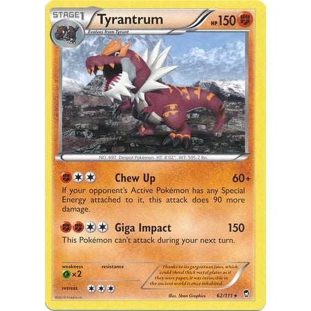 Tyrantrum - 62/111 (Cosmos Holo) (062/111) (Miscellaneous Cards & Products) - PokéBox Australia