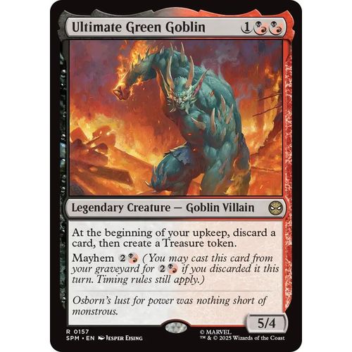 Ultimate Green Goblin (157) (Marvel's Spider - Man) - PokéBox Australia