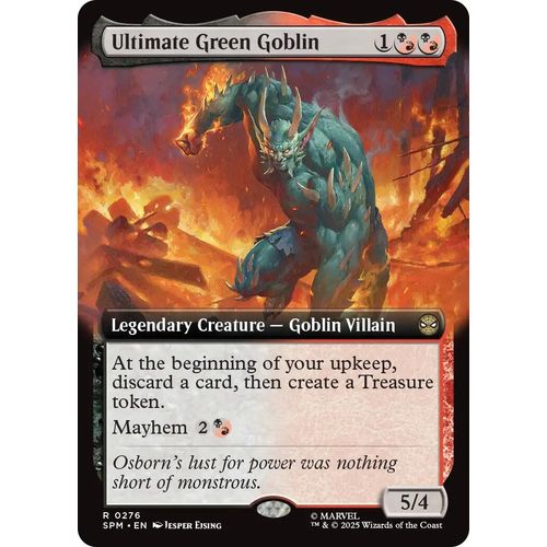 Ultimate Green Goblin (Extended Art) (276) (Marvel's Spider - Man) - PokéBox Australia