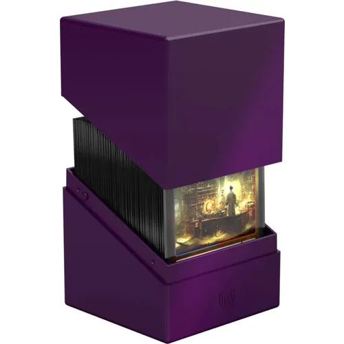 Ultimate Guard Boulder 100+ Solid Purple Deck Box - PokéBox Australia