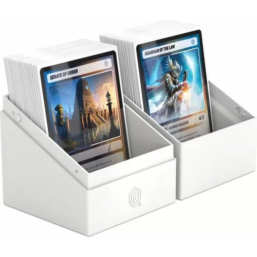 Ultimate Guard Boulder 100+ Solid White Deck Box - PokéBox Australia