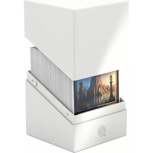 Ultimate Guard Boulder 100+ Solid White Deck Box - PokéBox Australia