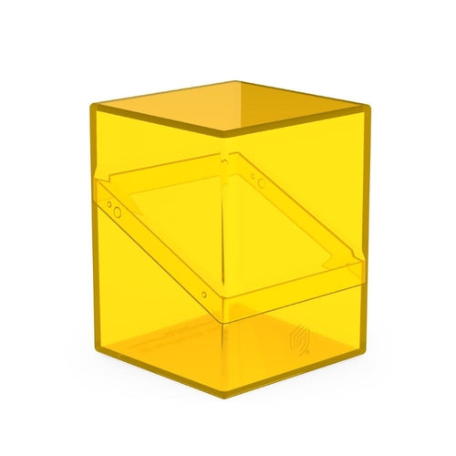 Ultimate Guard: Deck Box – Boulder 100+ – Clear: Amber - PokéBox Australia