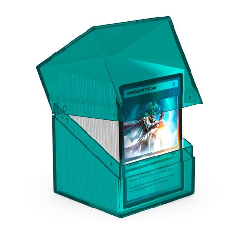 Ultimate Guard: Deck Box – Boulder 100+ – Clear: Malachite - PokéBox Australia