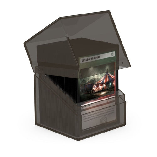 Ultimate Guard: Deck Box – Boulder 100+ – Clear: Onyx - PokéBox Australia