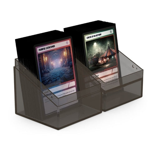 Ultimate Guard: Deck Box – Boulder 100+ – Clear: Onyx - PokéBox Australia