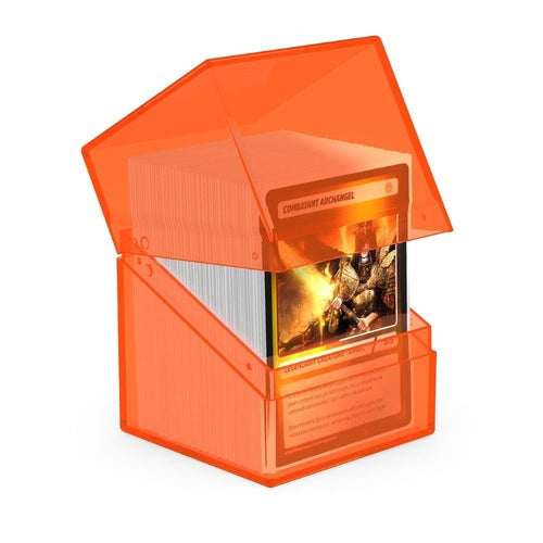 Ultimate Guard: Deck Box – Boulder 100+ – Clear: Poppy - PokéBox Australia