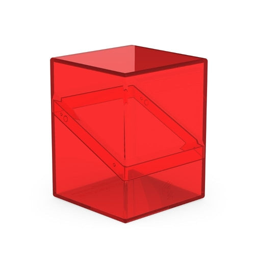 Ultimate Guard: Deck Box – Boulder 100+ – Clear: Ruby - PokéBox Australia