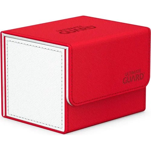 Ultimate Guard Synergy Sidewinder 100+ Red/White Deck Box - PokéBox Australia