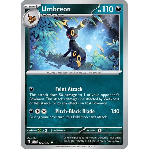 Umbreon (130/197) [SV03: Obsidian Flames] - PokéBox Australia