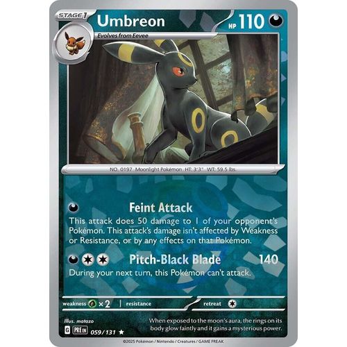 Umbreon (Master Ball Pattern) (059/131) [SV: Prismatic Evolutions] - PokéBox Australia