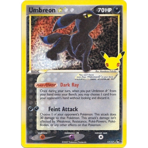 Umbreon Star (17/17) (Celebrations: Classic Collection) - PokéBox Australia