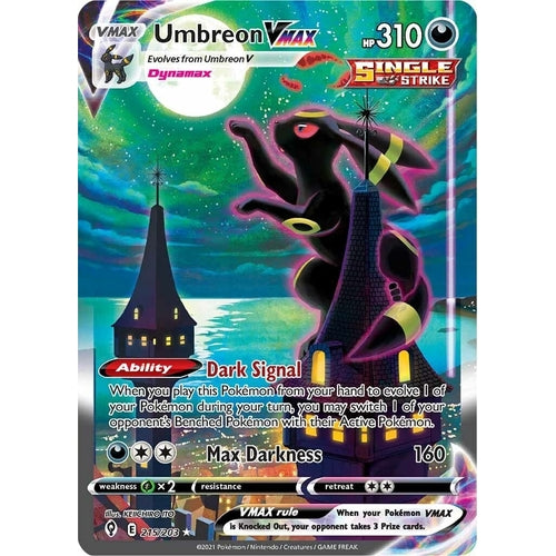 Umbreon VMAX (Alternate Art Secret) (215/203) (SWSH07: Evolving Skies) - PokéBox Australia
