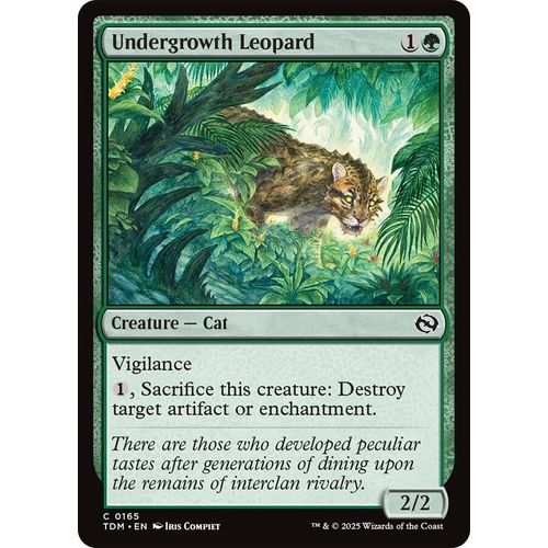 Undergrowth Leopard (165) (Tarkir: Dragonstorm) - PokéBox Australia