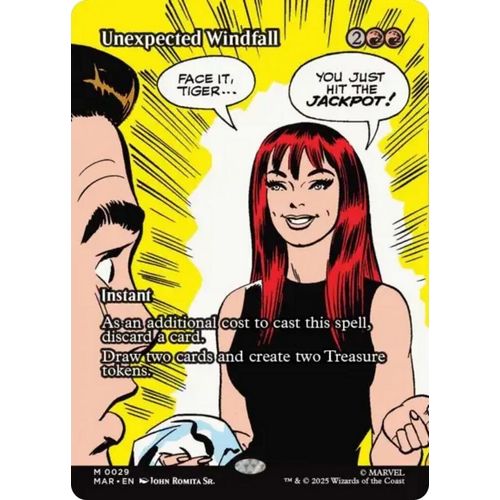 Unexpected Windfall (Borderless) (29) (Marvel Eternal - Legal) - PokéBox Australia