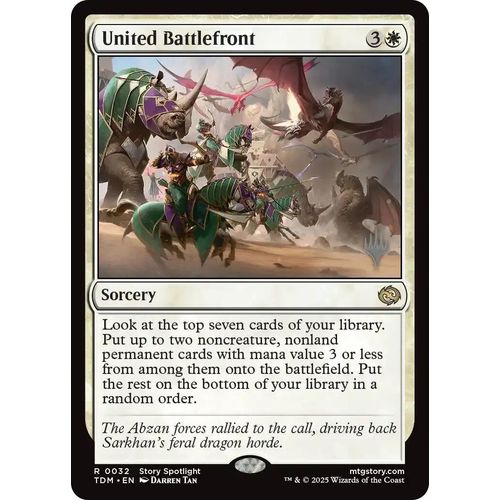 United Battlefront (32) (Promo Pack: Tarkir: Dragonstorm) - PokéBox Australia