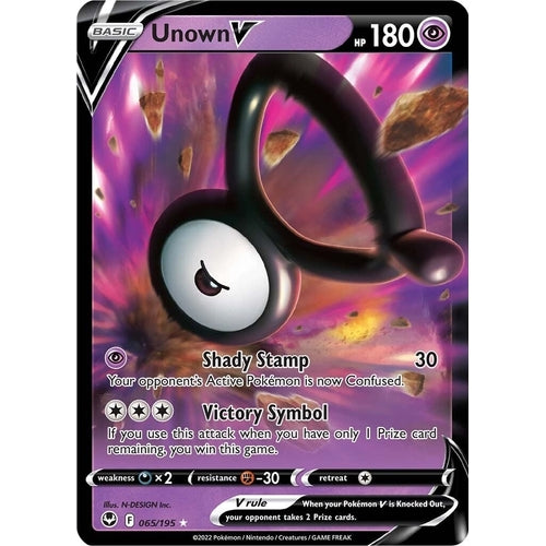 Unown V (065/195) (SWSH12: Silver Tempest) - PokéBox Australia