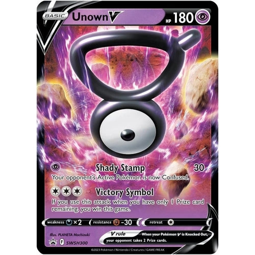 Unown V - SWSH300 (SWSH300) (SWSH: Sword & Shield Promo Cards) - PokéBox Australia