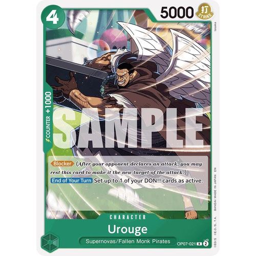 Urouge (Reprint) (OP07 - 021) [Starter Deck 24: GREEN Jewelry Bonney] - PokéBox Australia