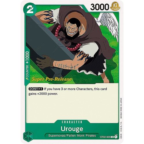 Urouge (ST02 - 003) [Super Pre - Release Starter Deck 2: Worst Generation] - PokéBox Australia