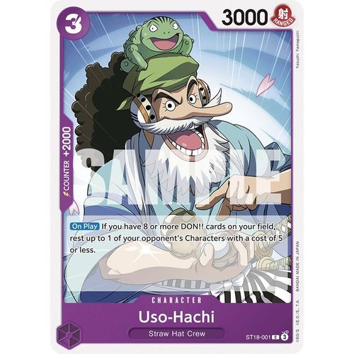 Uso - Hachi (ST18 - 001) (ST18 - 001) [Starter Deck 18: PURPLE Monkey.D.Luffy] - PokéBox Australia