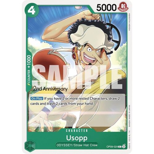 Usopp (024) (OP09 - 024) [Emperors in the New World: 2nd Anniversary Tournament Cards] - PokéBox Australia