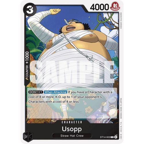 Usopp (ST14 - 002) [Starter Deck 14: 3D2Y] - PokéBox Australia
