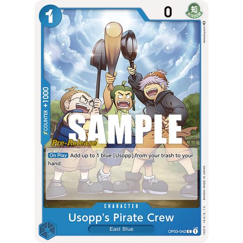 Usopp's Pirate Crew (OP03 - 042) [Pillars of Strength Pre - Release Cards] - PokéBox Australia